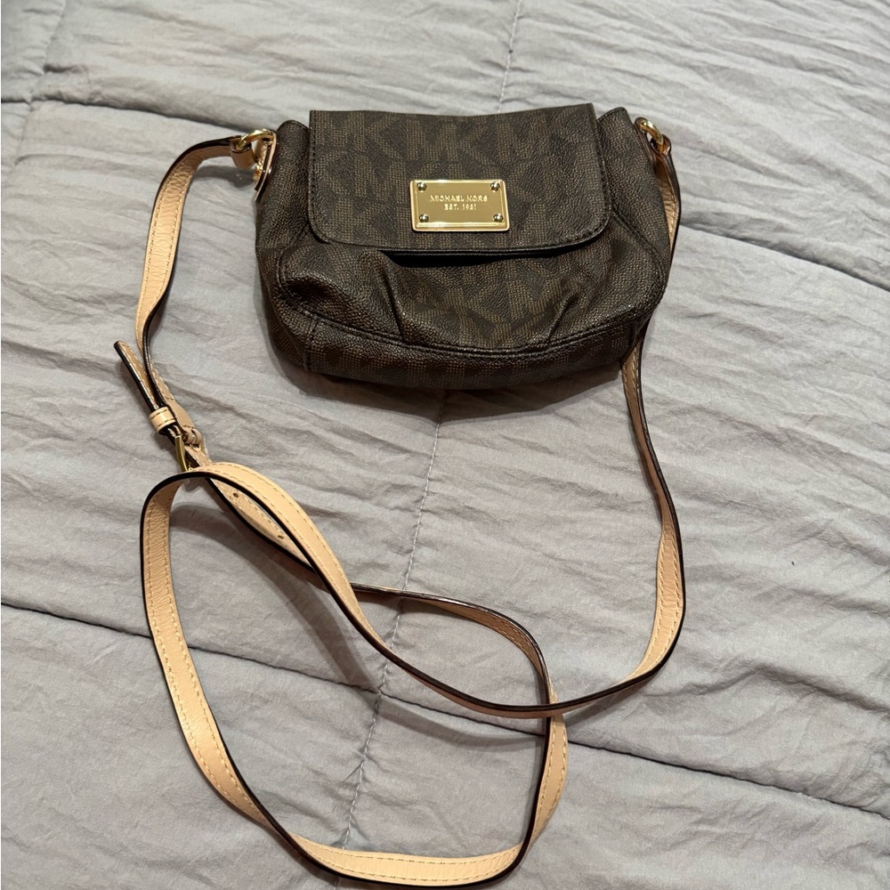 Michael Kors Dark Brown Crossbody Bag
